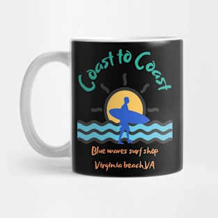 Coast to coast surf shop Mug